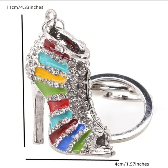 Multi Rhinestone High Heel 👠 NWT - Picture 6 of 7